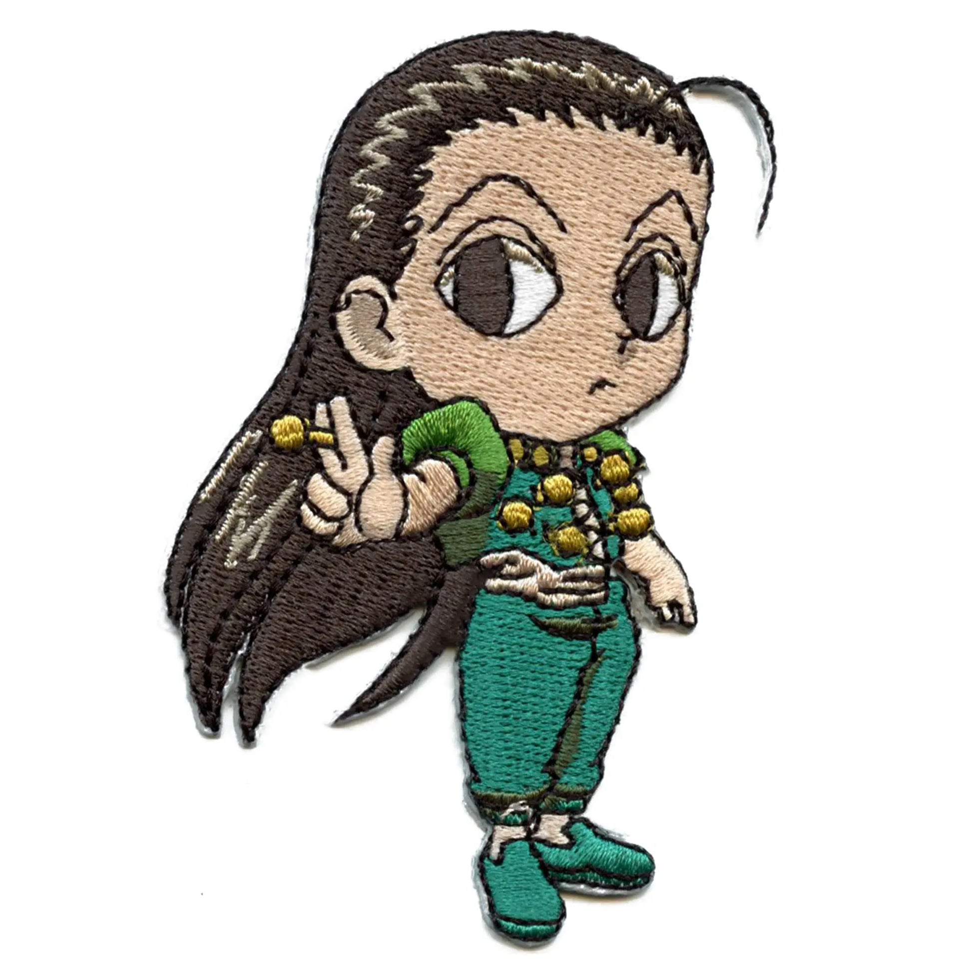 HunterXHunter Illumi Needle People Patch Full Body Anime Embroidered Iron On