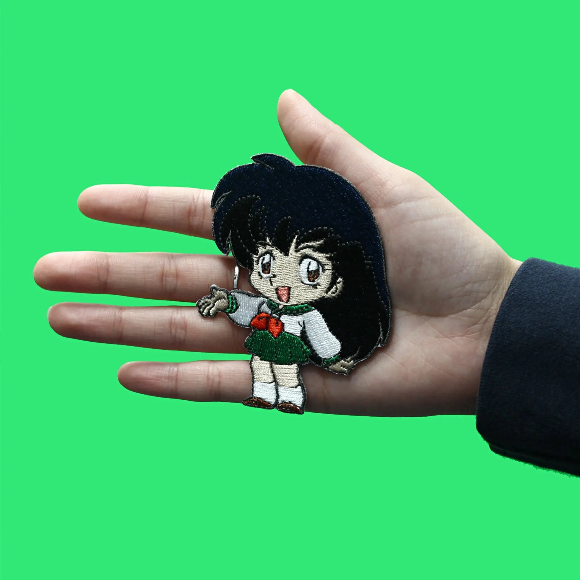 Inuyasha Kagome Full Body Patch Chibi Hero Anime Embroidered Iron On