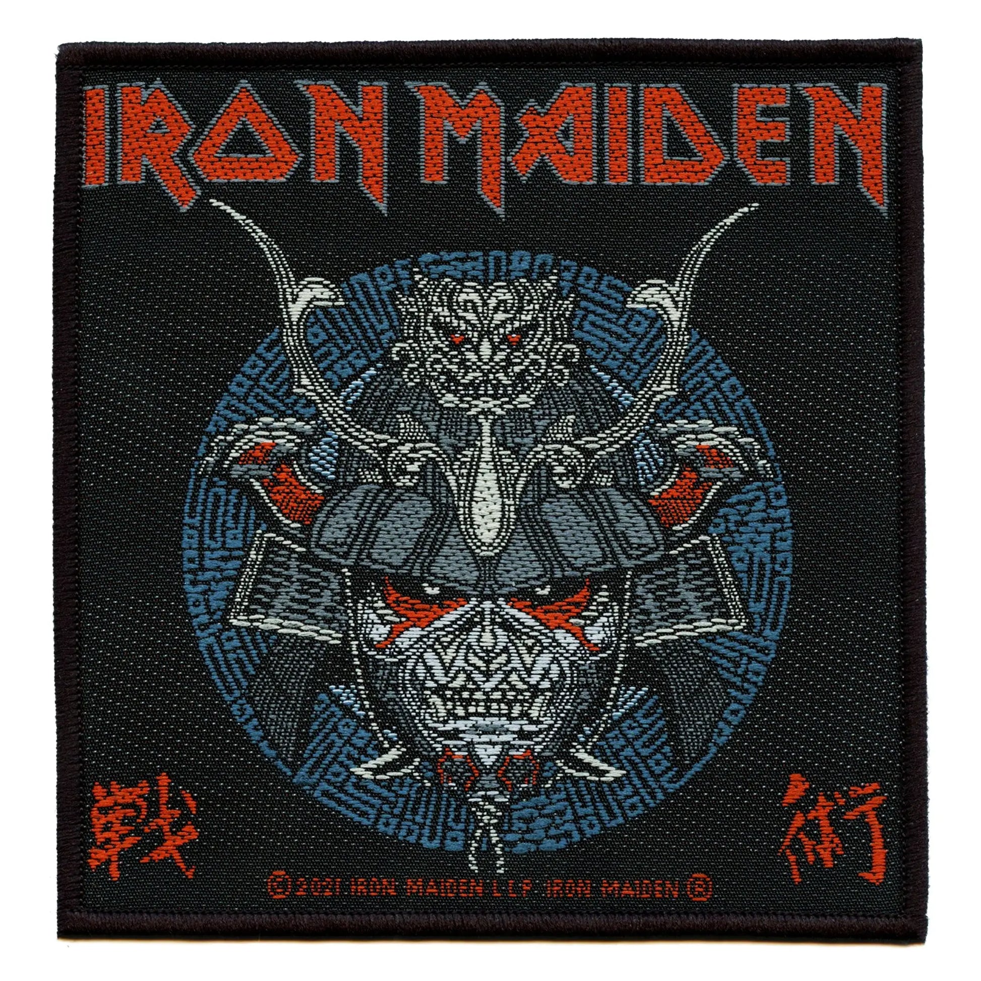 Iron Maiden Senjutsu Samurai Eddie Patch Woven Sew On 