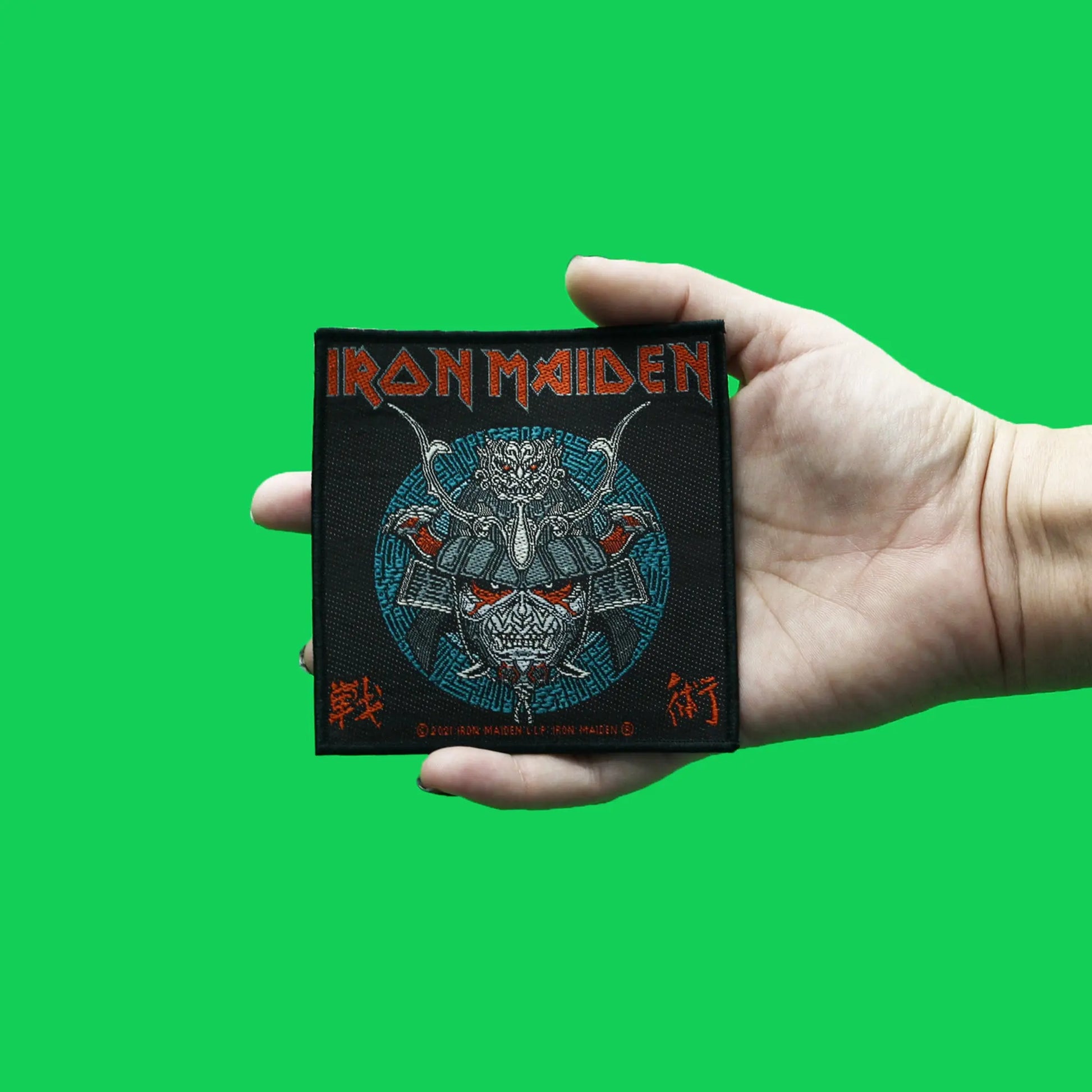 Iron Maiden Senjutsu Samurai Eddie Patch Woven Sew On 