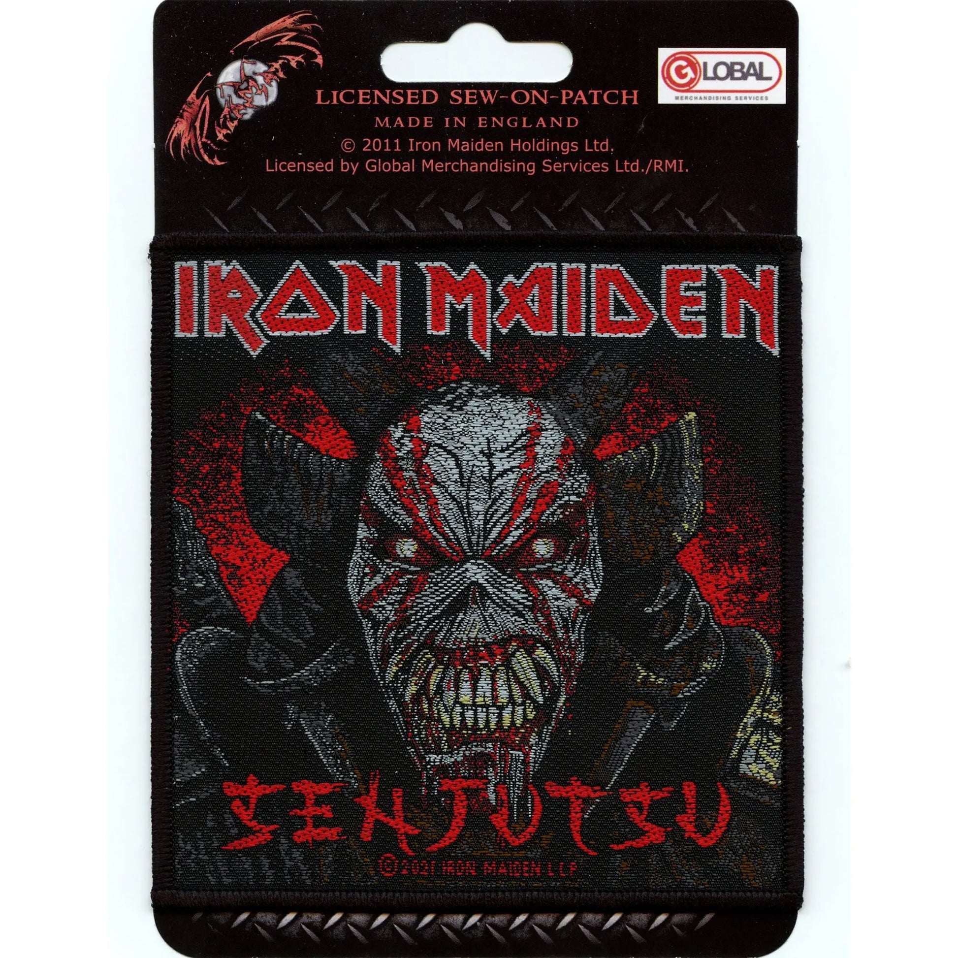 Iron Maiden Senjutsu Patch Back Cover Woven Sew On 