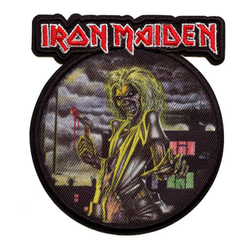 Official Iron Maiden Patch Skeleton Eddie Embroidered Iron On 