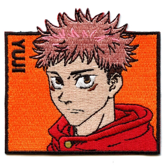 Jujutsu Kaisen Yuji Portrait Patch High School Club Embroidered Iron On