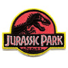 Jurassic Park Movie Logo Patch Dinosaur Amusement Park Embroidered Iron On