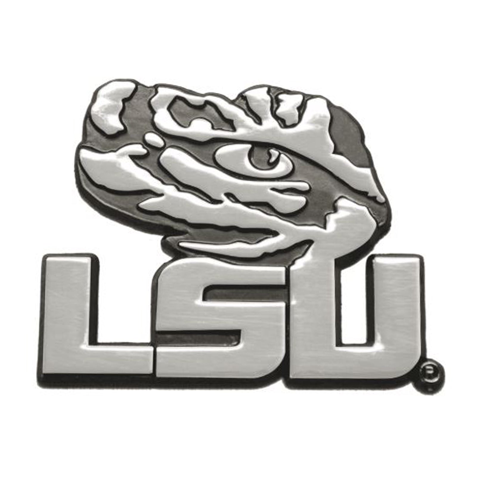 LSU Tigers Premium Solid Metal Auto Emblem 