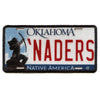 Oklahoma License Plate Patch Tornado Valley Travel Embroidered Iron On