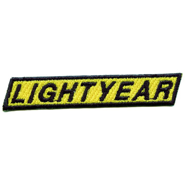 Lightyear Name Tag Embroidered Iron on Patch 