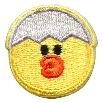 Line Friends Chick Sally Head With Eggshell Embroidered Iron On Patch 