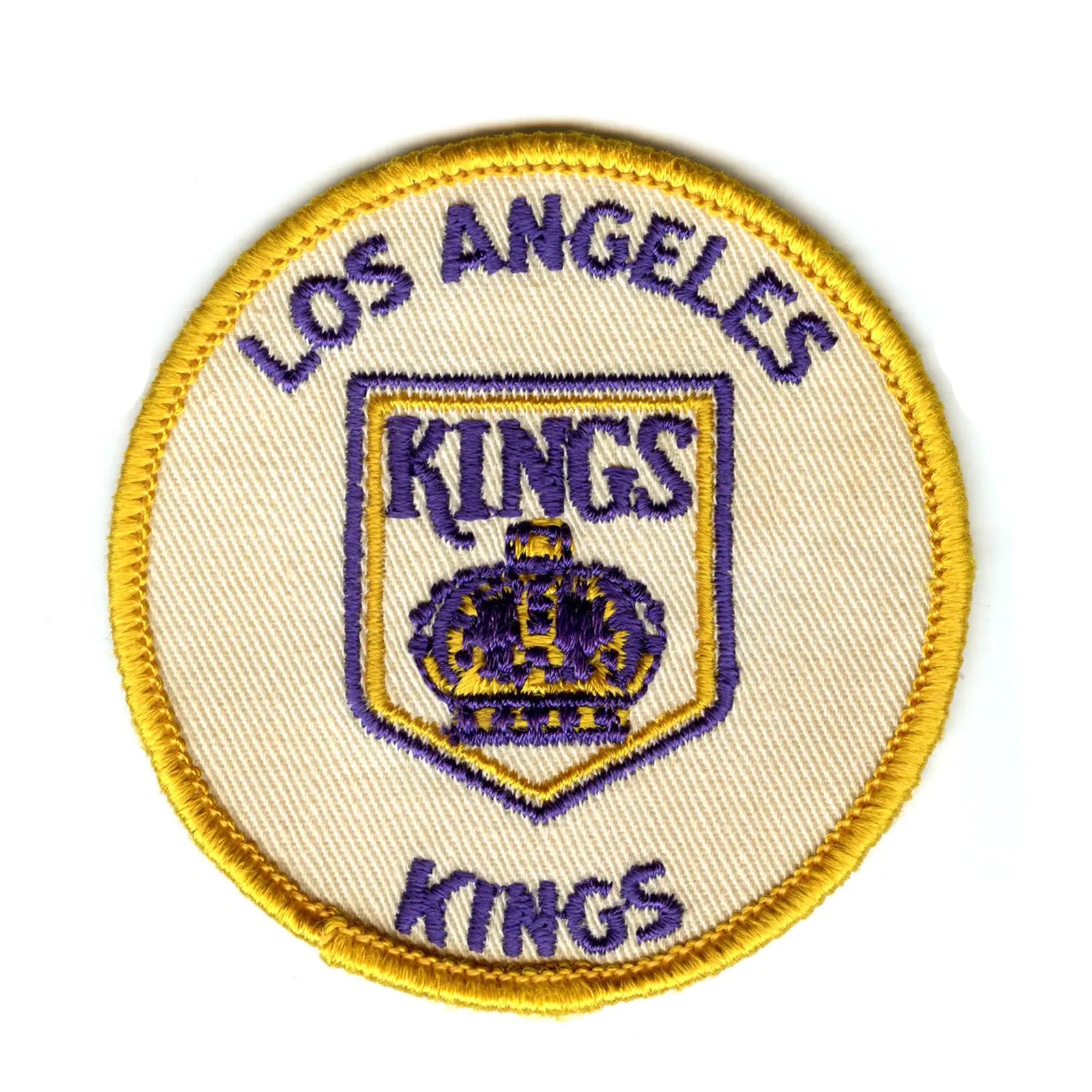 Very Rare Los Angeles Kings NHL Hockey Vintage Round Team Logo Patch 