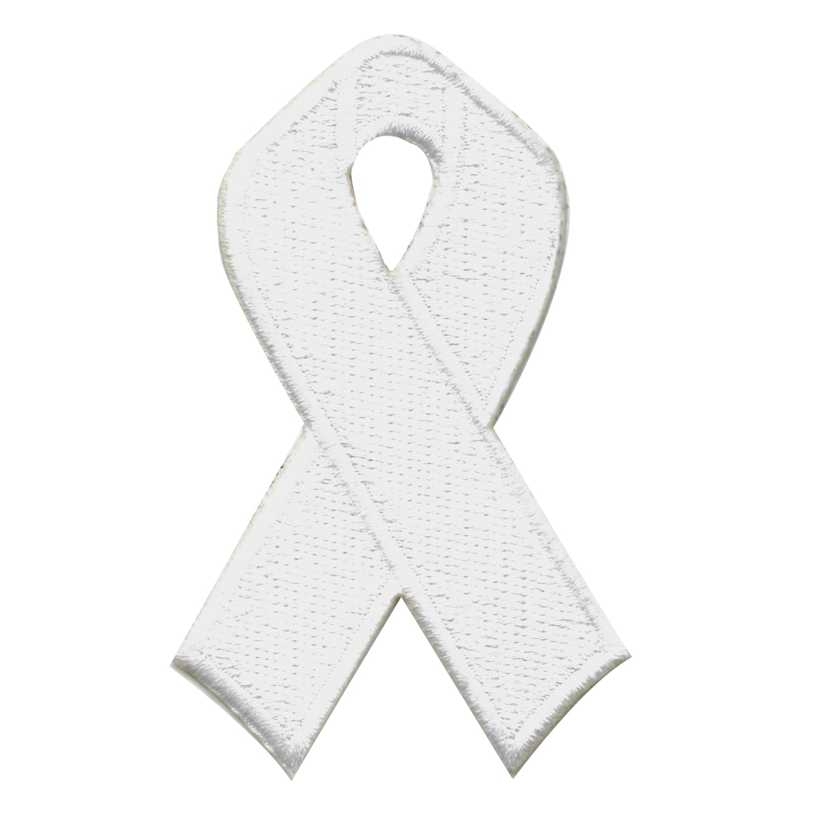 Cancer Awareness Ribbons Fully Embroidered Iron On Patches 