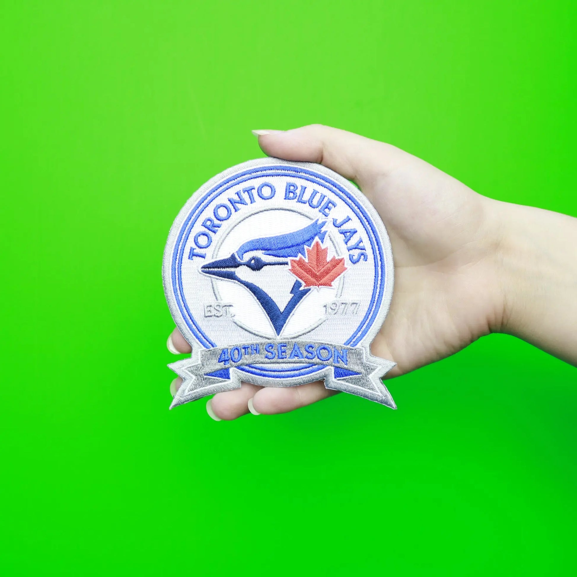 2016 Toronto Blue Jays 40th Team Anniversary Season Jersey Sleeve Patch 