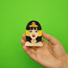 Cleopatra Portrait Embroidered Iron On Patch 