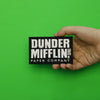 NBC The Office Dunder Mifflin Paper Company Box Logo Embroidered Iron on Patch 