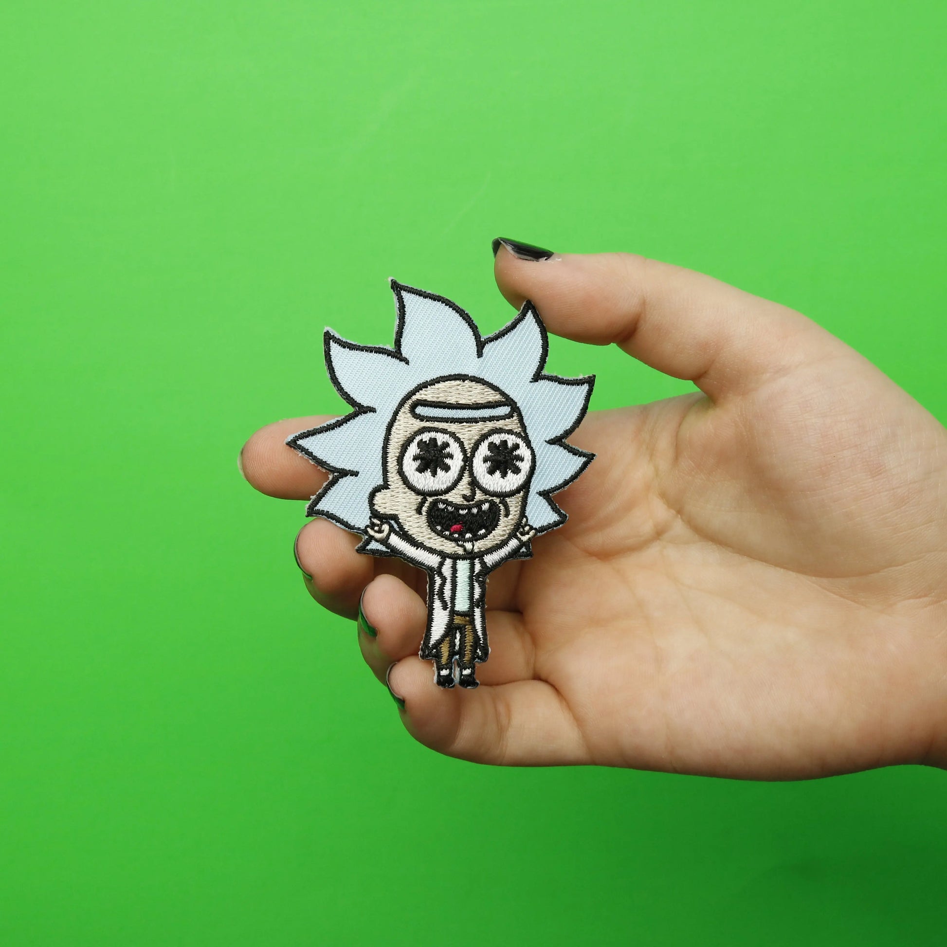 Rick and Morty Tiny Rick Embroidered Iron On Patch 