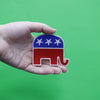 Political Republican Elephant Embroidered Iron On Patch 