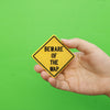 Beware Of The WAP Caution Road Sign Embroidered Iron On Patch 