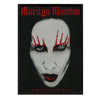 Marilyn Manson Iconic Portrait Patch Heavy Metal Rock Band Woven Iron On