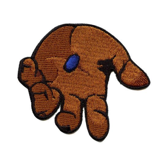 Blue Pill Left Hand Patch Choice Dark Skin Embroidered Iron On 