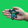 Mega Man Jump And Shoot Patch Capcom Classic Game Embroidered Iron On