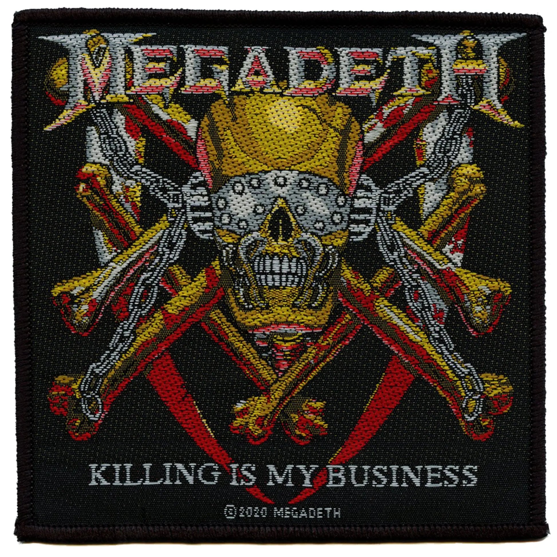 Megadeth Killing Is My Business Patch Album Art Skull Woven Iron On