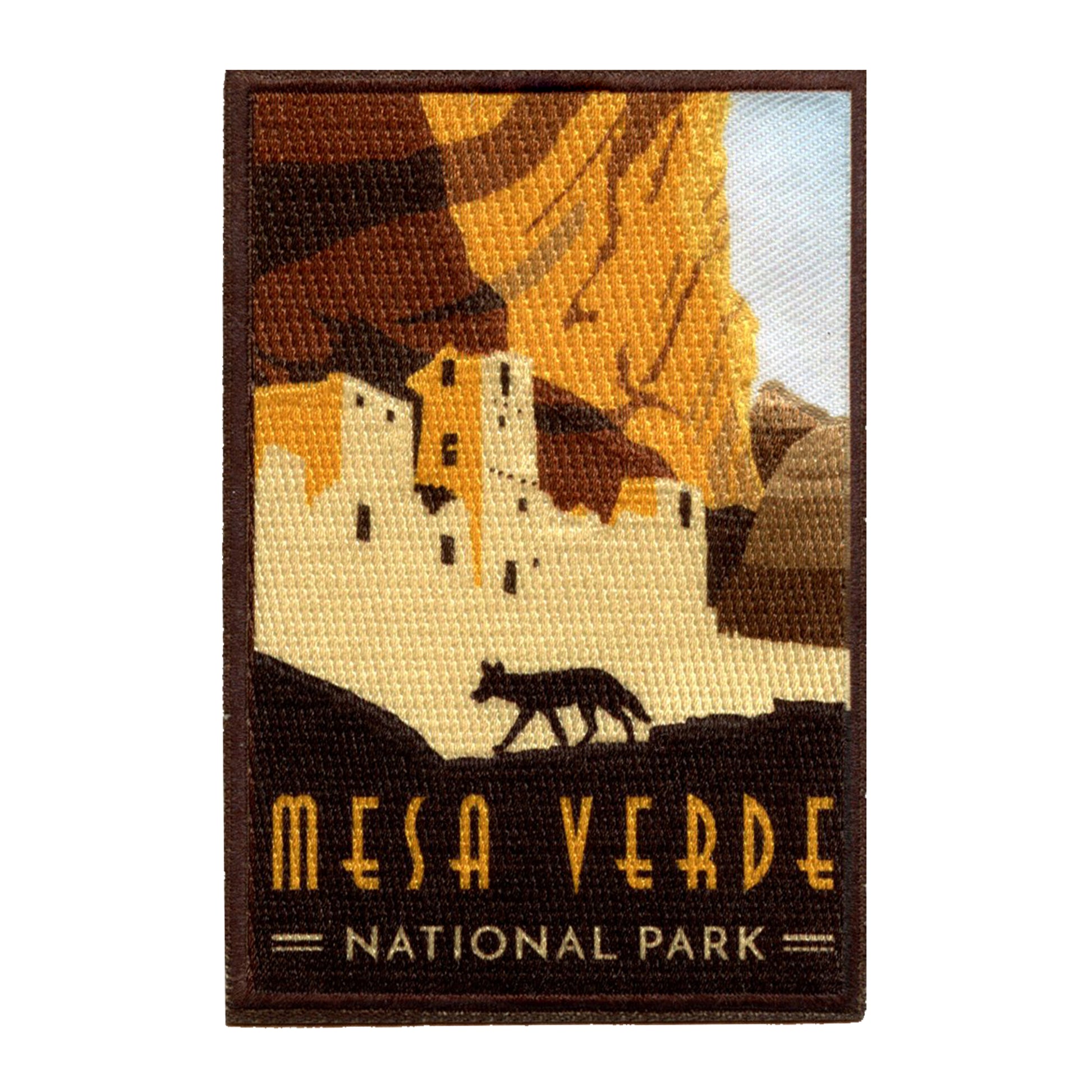 Mesa Verde National Park Patch Travel Colorado Puebloan Embroidered Iron On