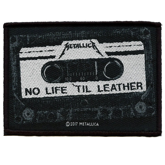 Metallica No Life Till Leather Patch Thrash Metal Band Woven Iron on