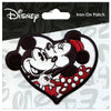 Mickey And Minnie Kiss Patch Disney Love Sublimated Embroidery Iron On