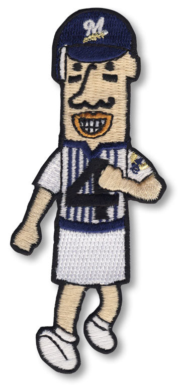 Milwaukee Brewers Sausage Race 4 Frankie Furter Team Mascot Patch 