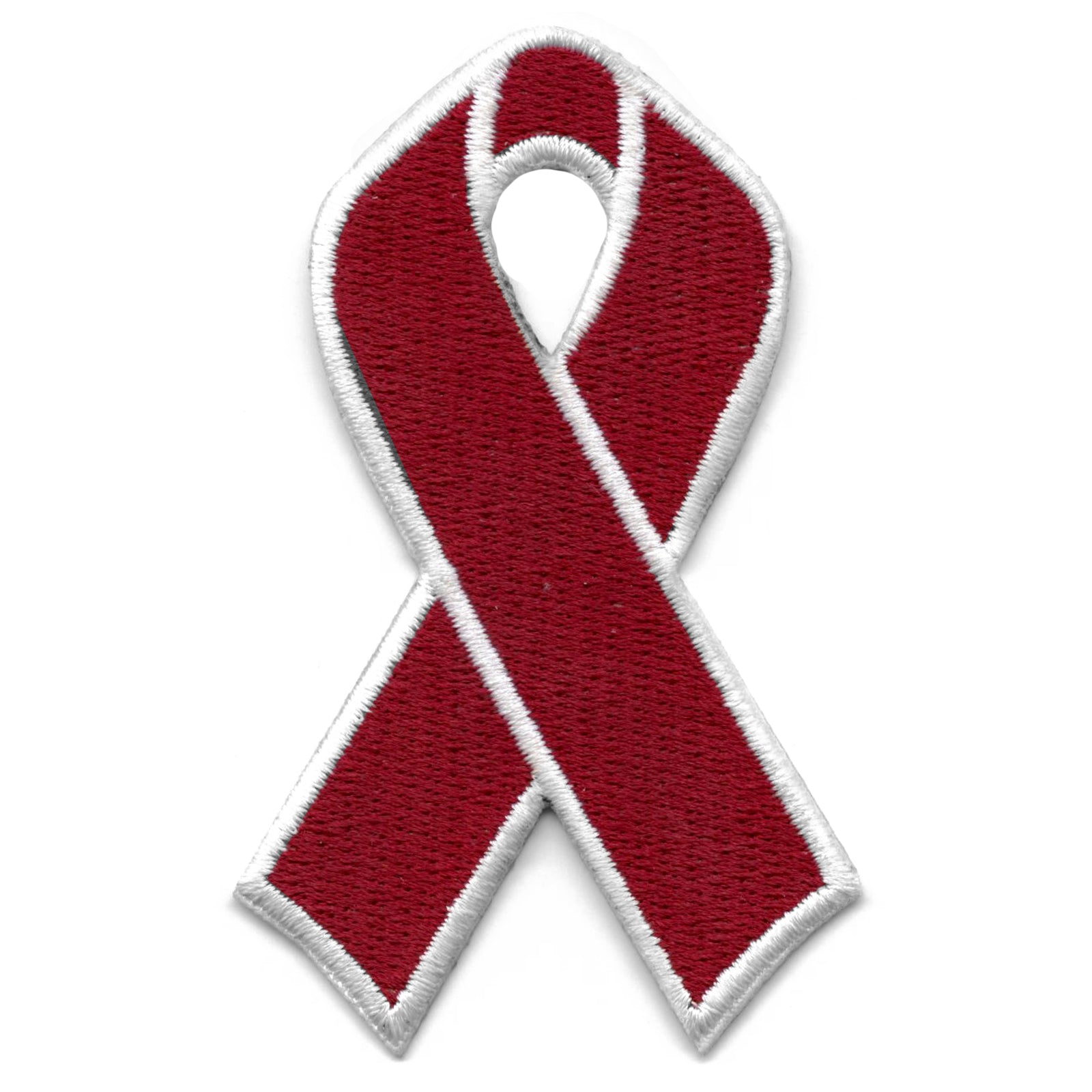 Cancer Awareness Ribbons Fully Embroidered Iron On Patches 