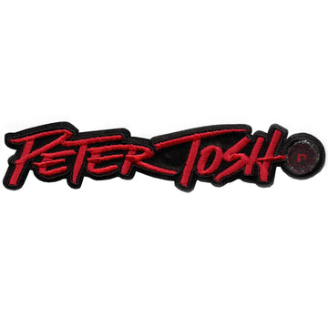 Peter Tosh Logo Patch Jamaican Reggae Artist Embroidered Iron On