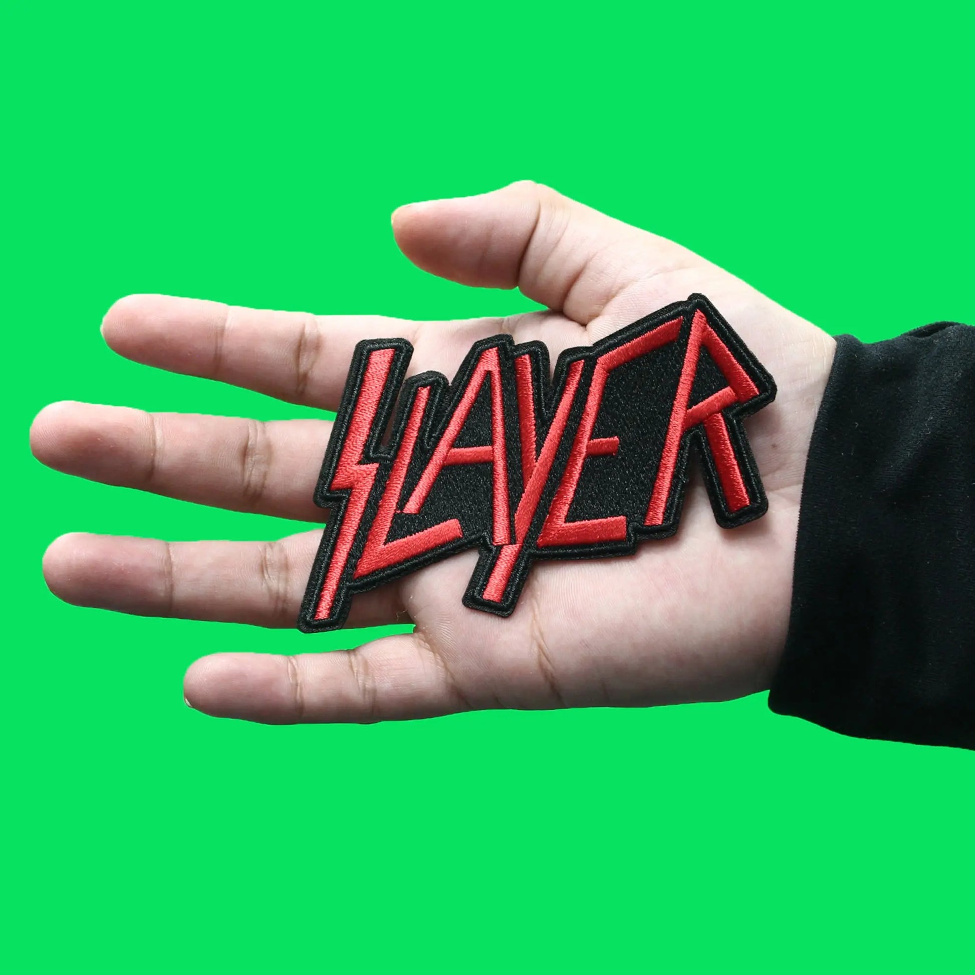 Iconic Slayer Logo Patch Heavy Metal Band Embroidered Iron On