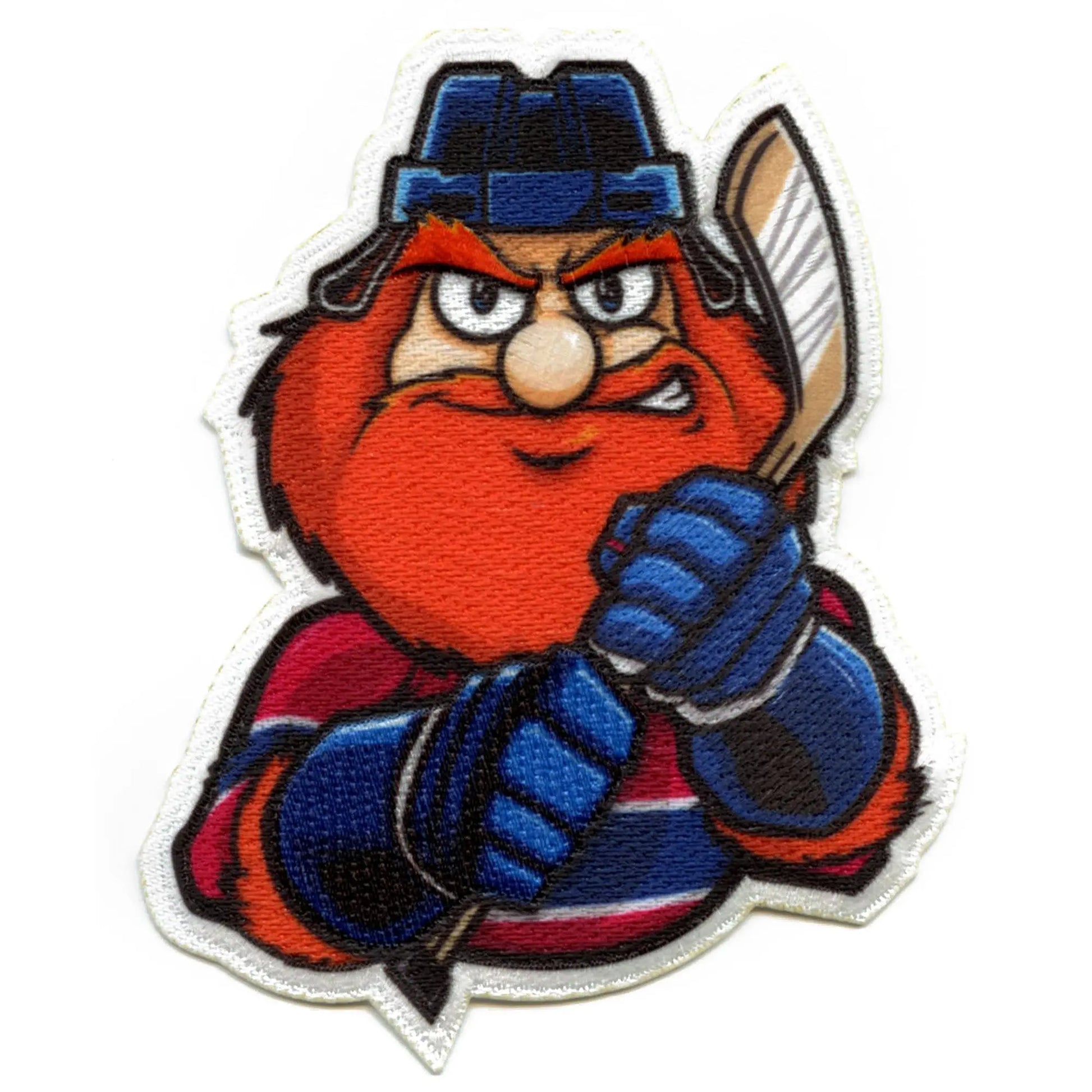 Montreal Canada French Man FotoPatch Mascot Hockey Parody Embroidered Iron On 