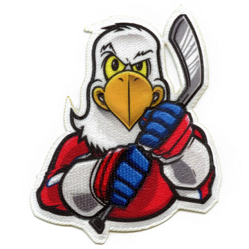 Washington D.C Bald Eagle FotoPatch Mascot Hockey Parody Embroidered Iron On 