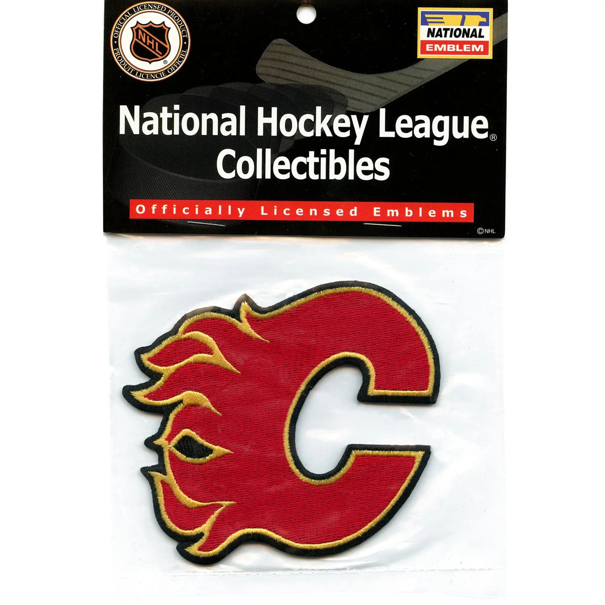 Calgary Flames Primary Team Logo Embroidered Patch 