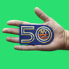 New York Islanders 50th Anniversary Jersey Patch 2022-23 (Blue)