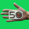 New York Islanders 50th Anniversary Jersey Patch 2022-23 (White)