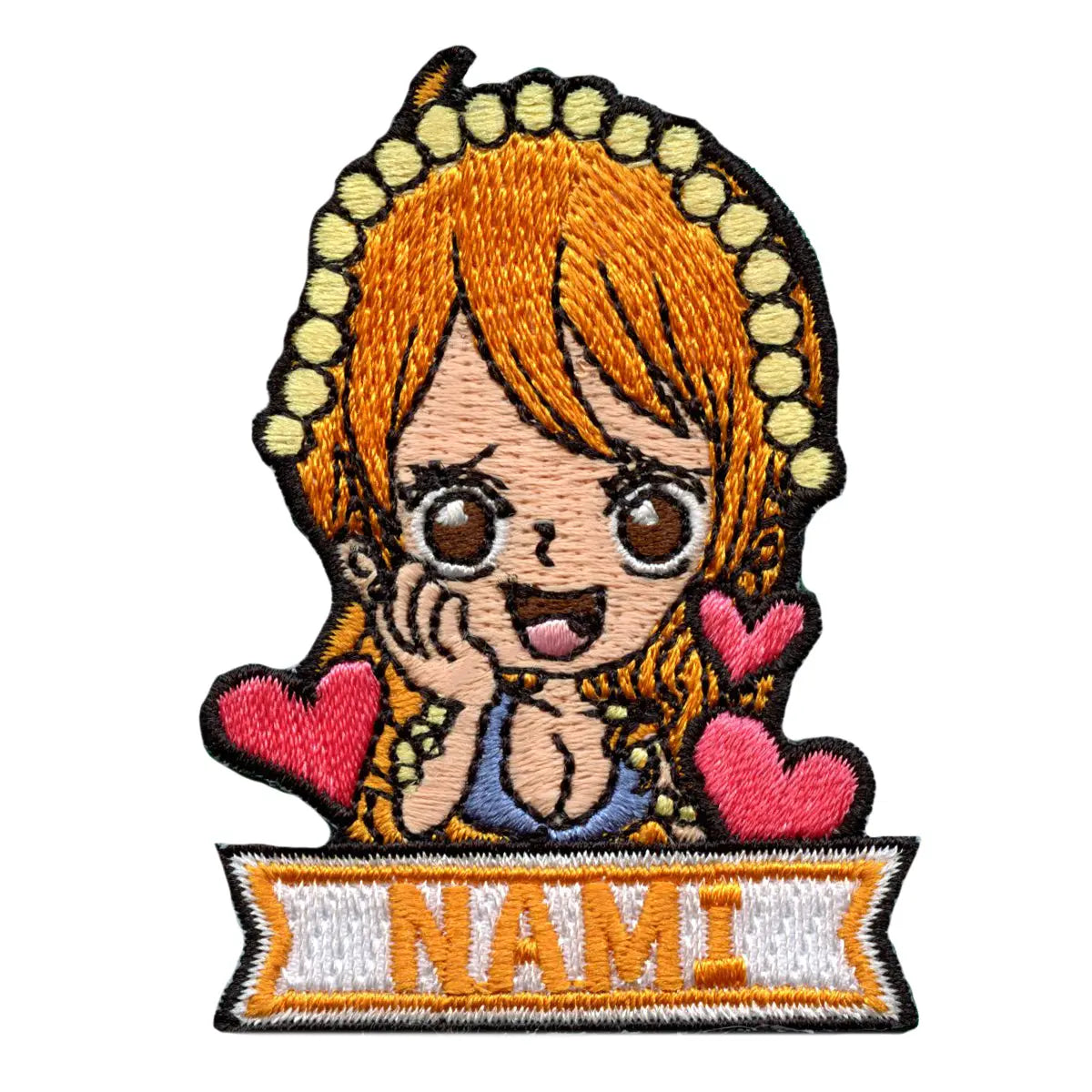 One Piece Anime Nami Embroidered Iron On Patch 