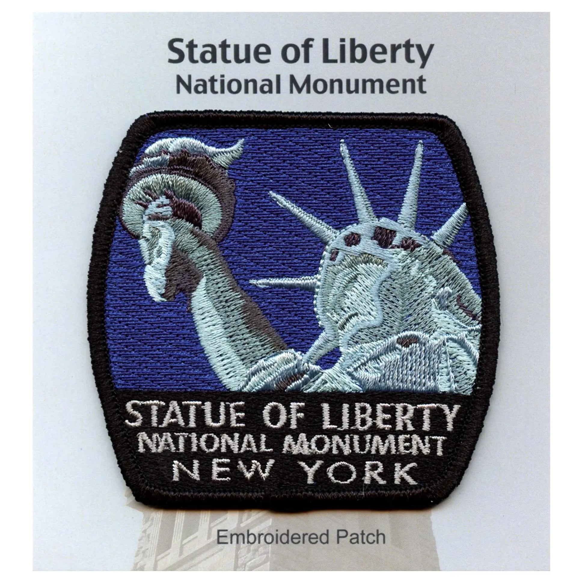 Statue Of Liberty National Monument Patch Travel New York Embroidered Iron On