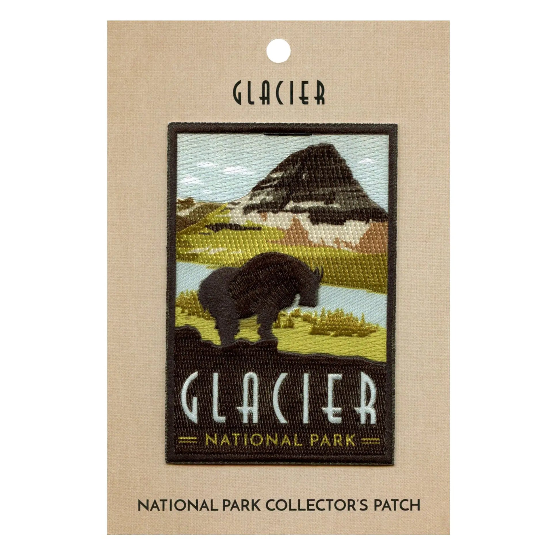 Glacier National Park Patch Montana Mountain Travel Embroidered Iron On