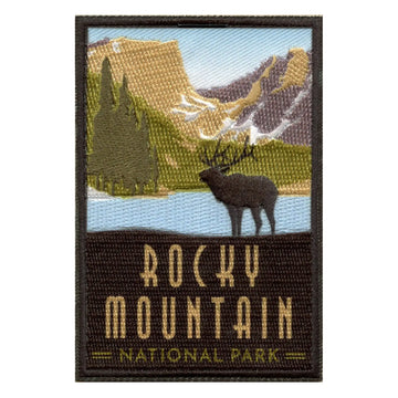 Rocky Mountain National Park Patch Colorado Forest Travel Embroidered Iron On