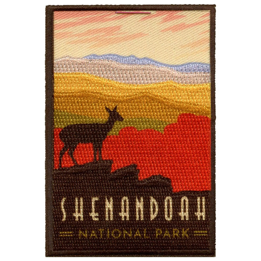 Shenandoah National Park Patch Mountain Travel Virginia Embroidered Iron On