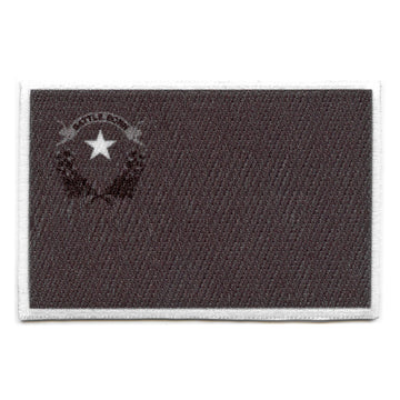 Nevada Patch State Flag Grayscale Embroidered Iron On 