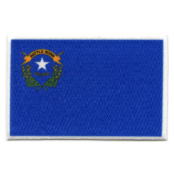 Nevada Patch State Flag Embroidered Iron On 