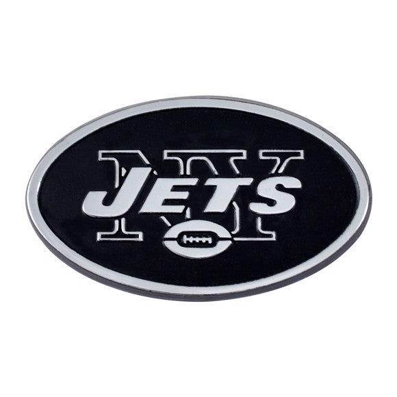 New York Jets Premium Solid Metal Chrome Plated Car Auto Emblem 