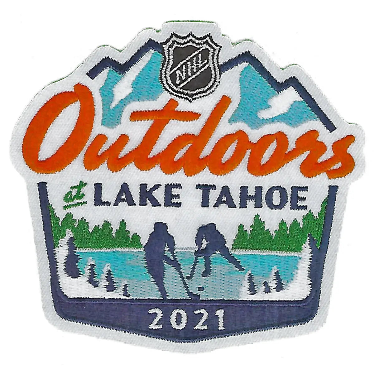 2021 NHL Outdoors At Lake Tahoe Game Logo Jersey Patch 