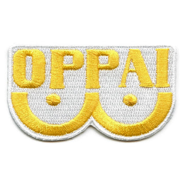 One Punch Man OPPAI Patch Brand Embroidered Iron On 