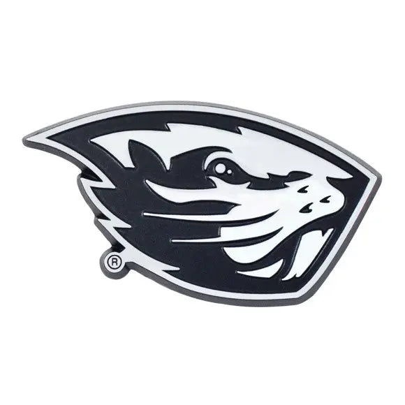 Oregon State Beavers Solid Color Metal Auto Chrome Emblem 