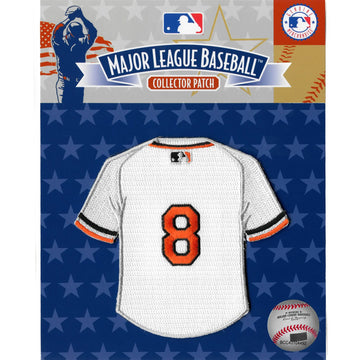 Cal Ripken Jr. #8 Jersey Patch Baltimore Orioles Embroidered Major League Baseball 