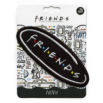 Friends Sitcom Oval Logo Patch 90s Nostalgia TV Embroidered Iron On