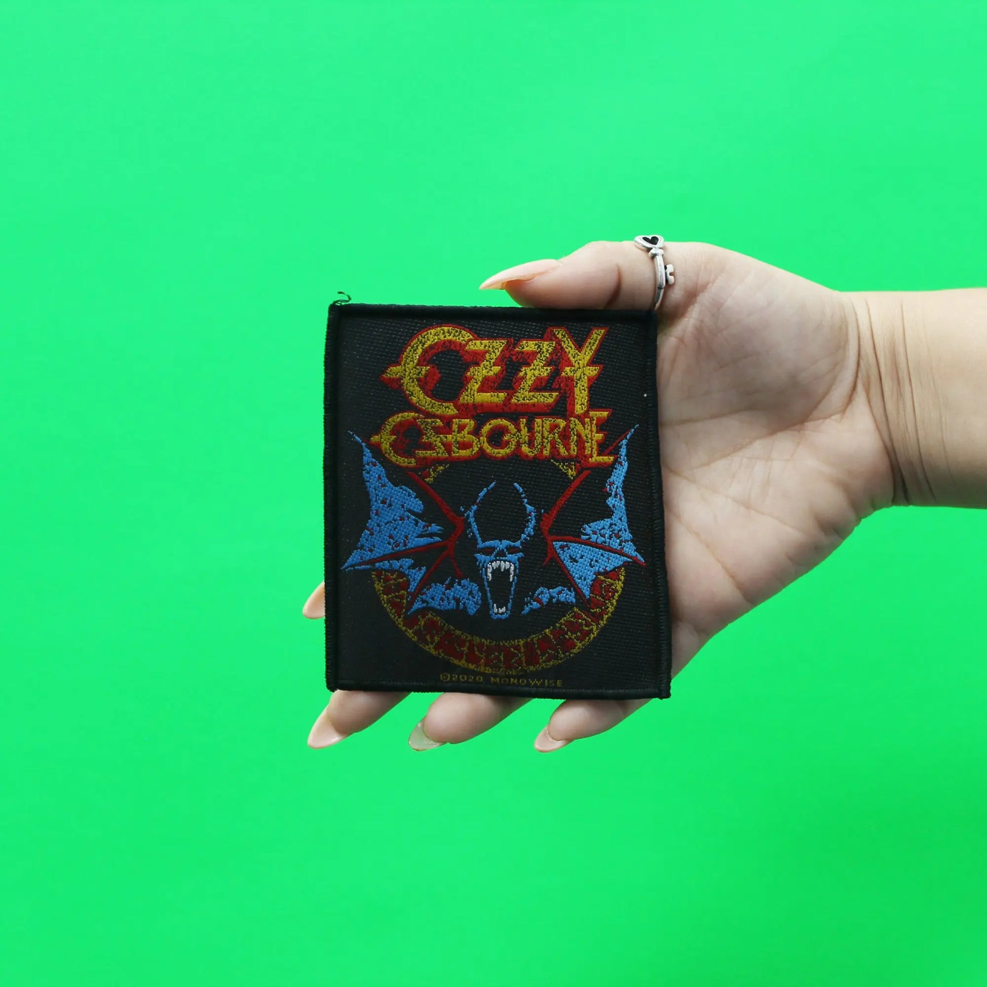 2020 Ozzy Osbourne Bat Woven Sew On Patch 